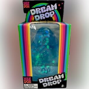 NeeDoh Blue Glitter Dream Drop- Dreamy Smooth Squeeze